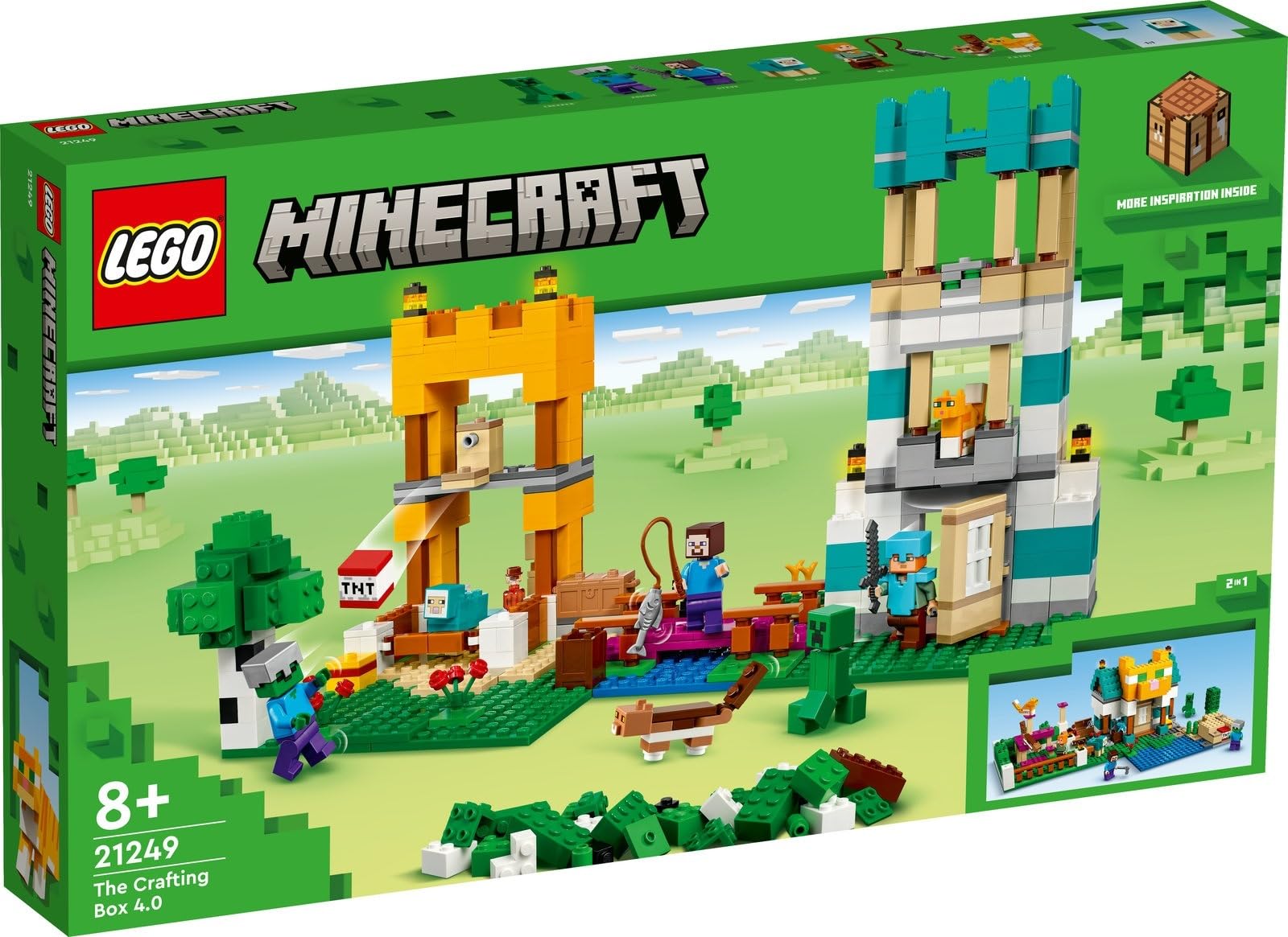 Набор Lego Minecraft 21249 The Crafting Box 4.0, 21250 The Iron Golem Fortress, 30647 The Drip Stone Cave, фото №2 Набор Lego Minecraft 21249 The Crafting Box 4.0, 21250 The Iron Golem Fortress, 30647 The Drip Stone Cave, фото №2