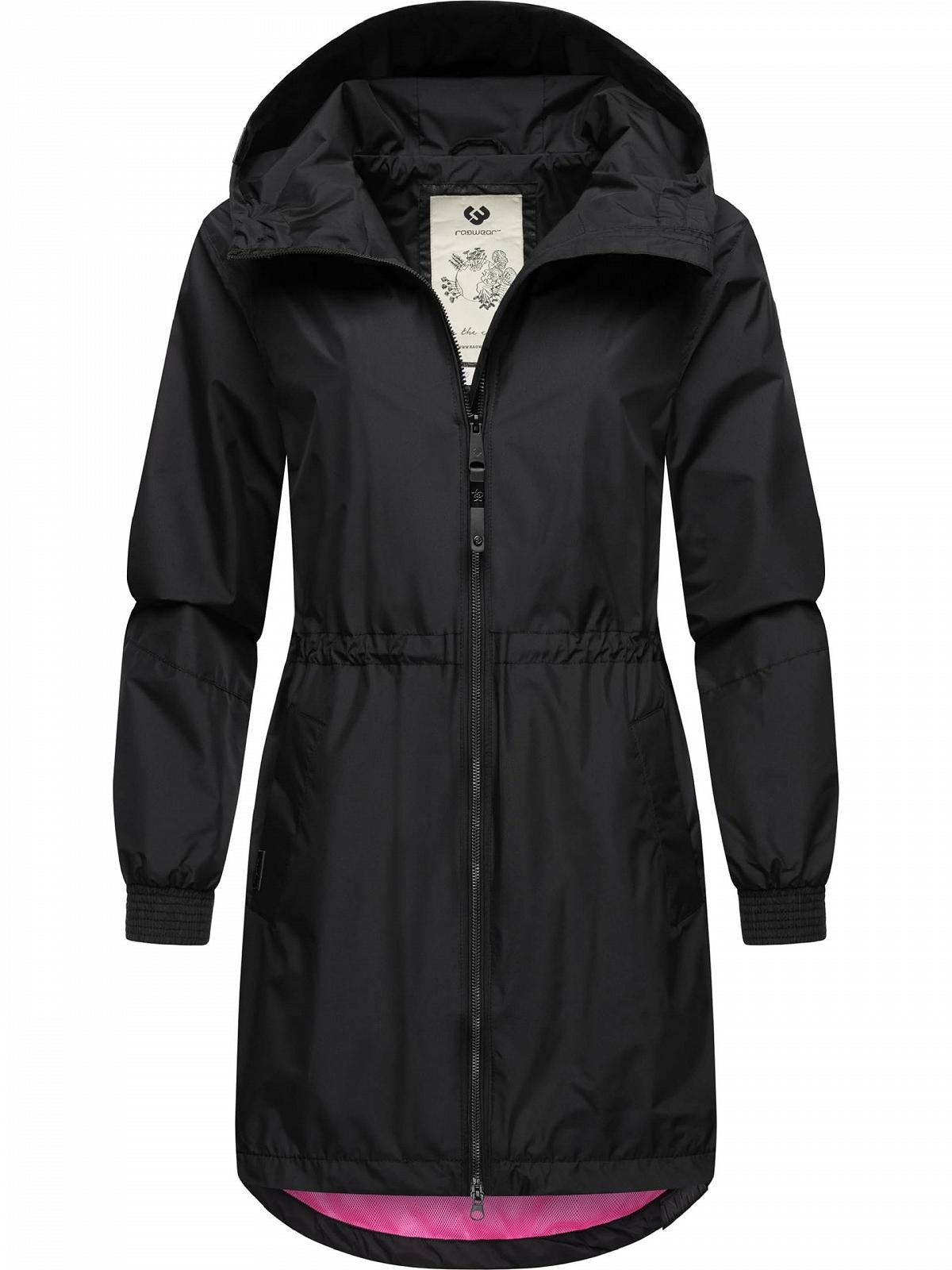 Переходная куртка Ragwear Bronja II Женская Легкая куртка Длинная Водонепроницаемая с капюшоном и сетчатой подкладкой, фото №4