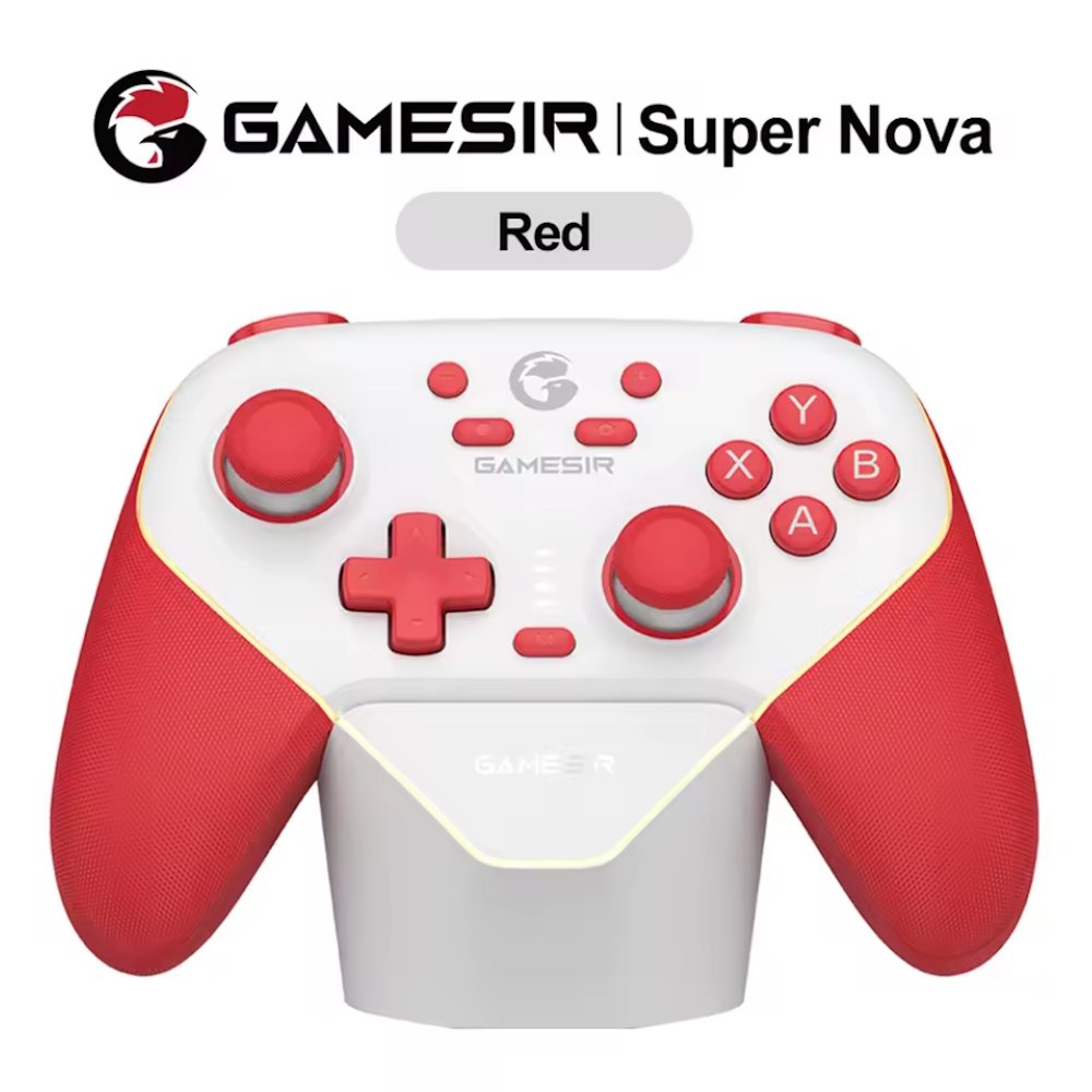 Геймпад GameSir Super Nova Whipped Red + Док-станція, фото №1