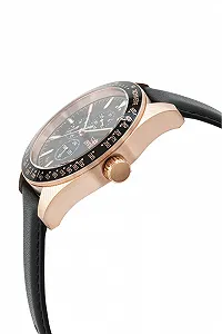 Часы Invicta 38981, Розовое Золото, круглые, кварцевые, кожаные synthetic.ua - Фото 1