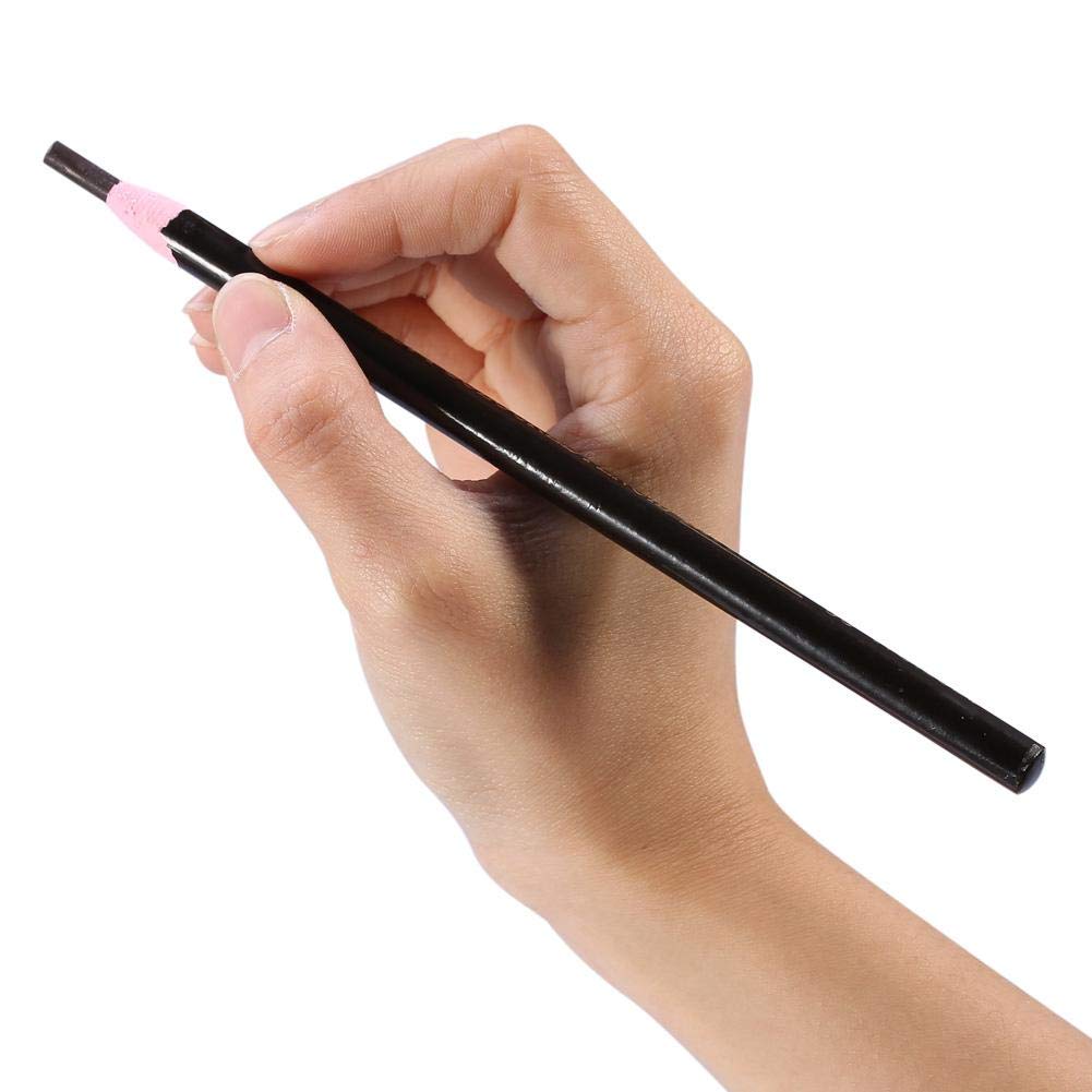 Олівець для брів Waterproof Tattoo Pencil Definer Single Head без точила 12 Pieces Coffee, фото №5