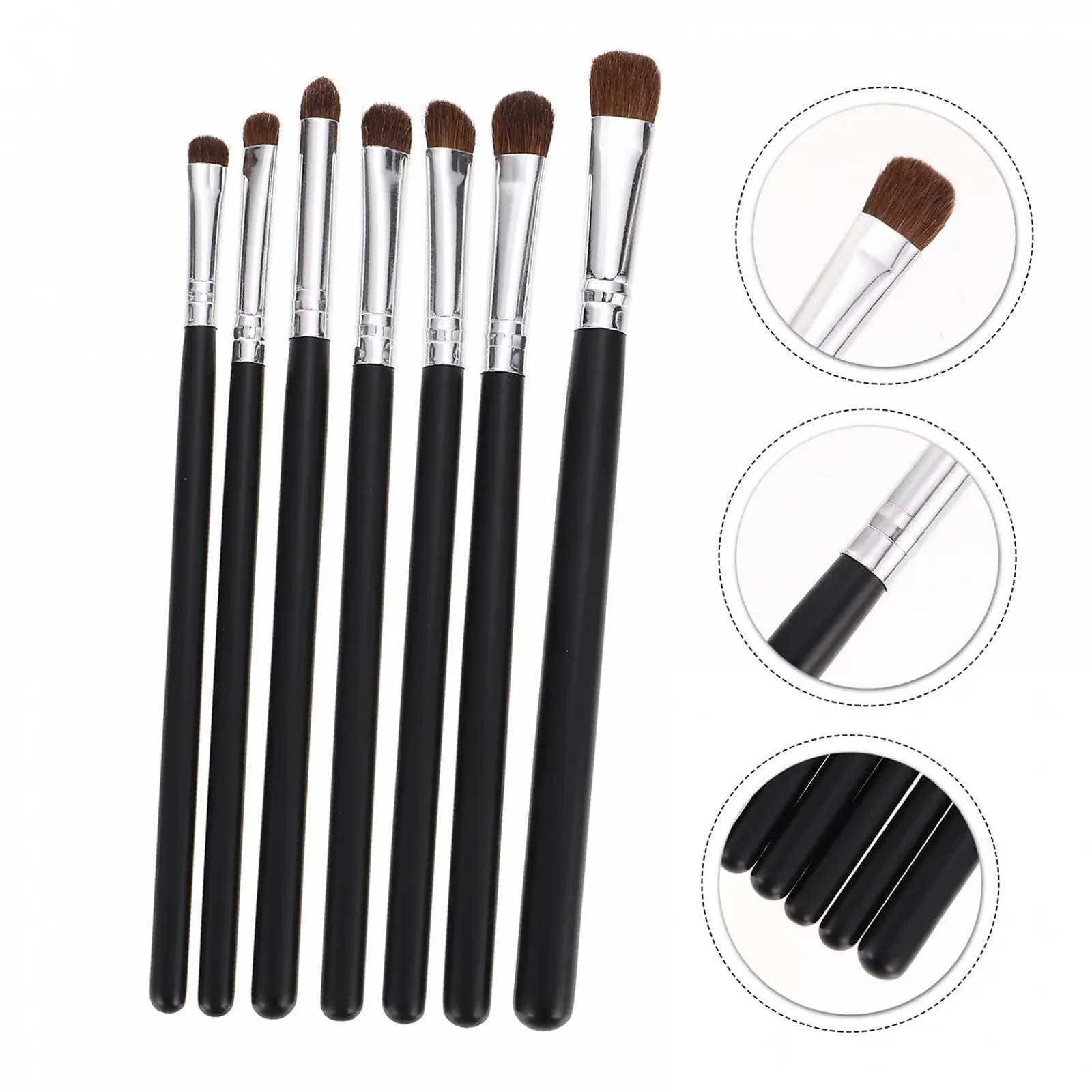 Пензлі Magiclulu для макіяжу очей, 14 шт, набір, фото №2