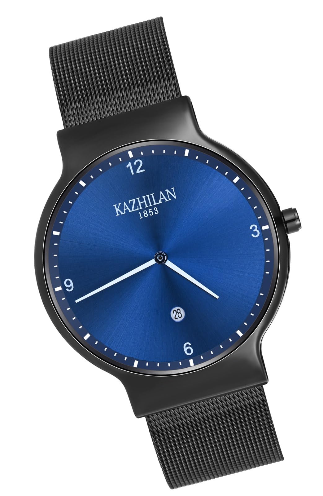 Часы MICGIGI Мужские Кварцевые Ультра Тонкий Циферблат Круглый Простой Стиль с Ремешком из Нержавеющей Стали Синий, фото №1 Часы MICGIGI Мужские Кварцевые Ультра Тонкий Циферблат Круглый Простой Стиль с Ремешком из Нержавеющей Стали Синий, фото №1
