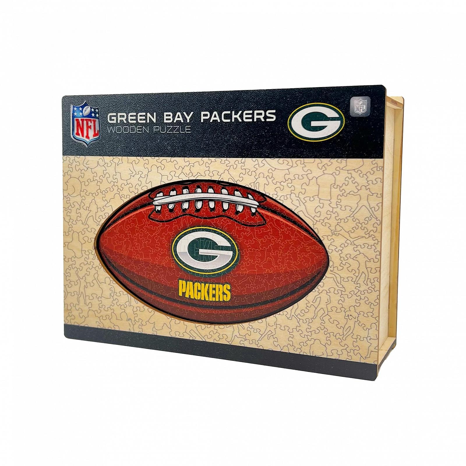 Пазл Iconic Puzzles Green Bay Packers Crest Wooden Puzzle Medium 270 элементов, фото №3