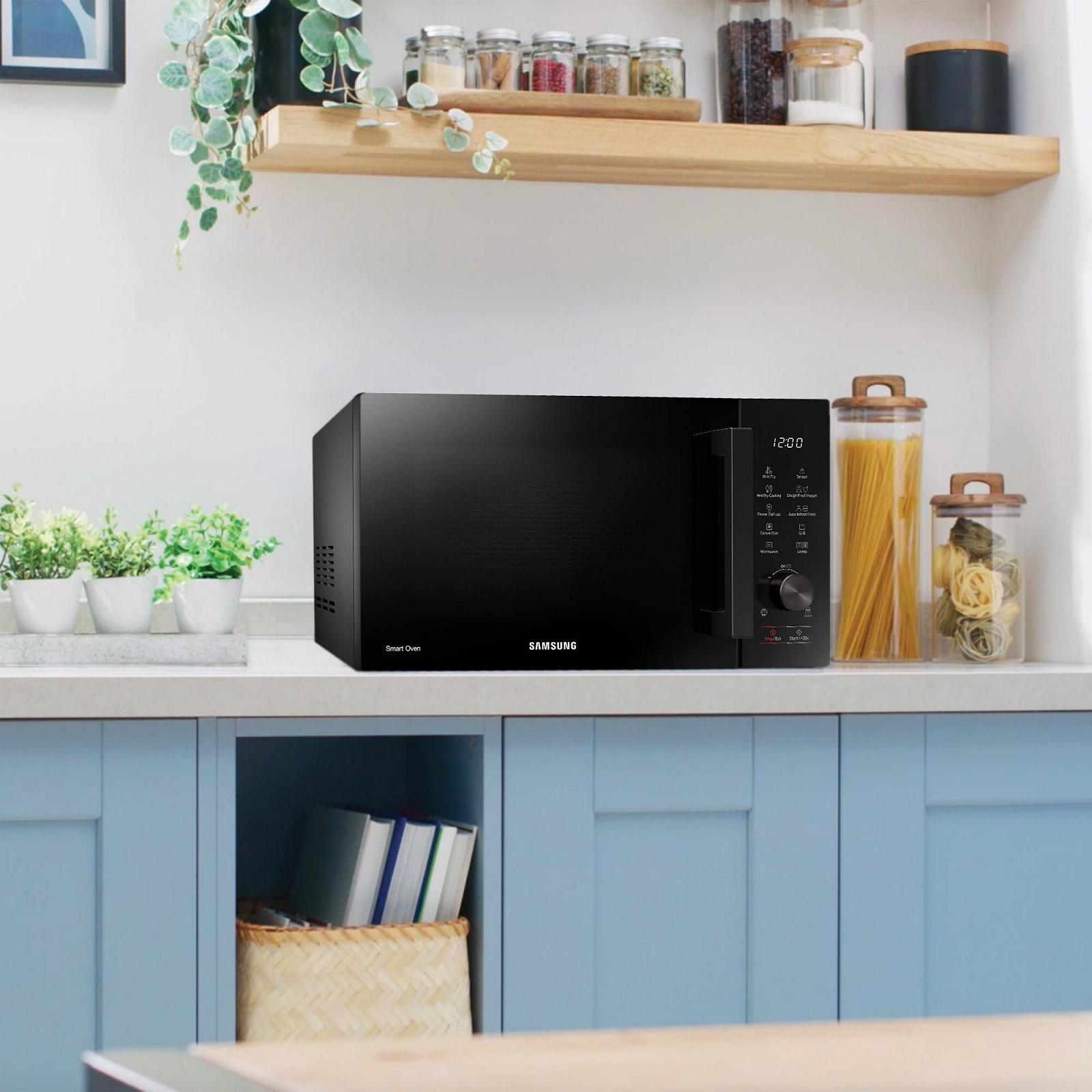 Комбінована мікрохвильова піч Samsung MC28A5137KK/E1 28 L 900 W Чорна, фото №6 Комбінована мікрохвильова піч Samsung MC28A5137KK/E1 28 L 900 W Чорна, фото №6