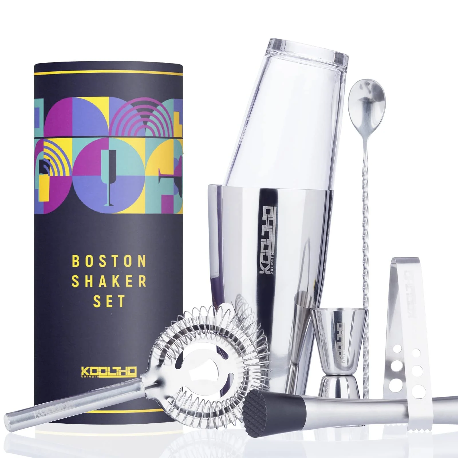 Набор для приготовления коктейлей Boston Shaker, фото №1 Набор для приготовления коктейлей Boston Shaker, фото №1