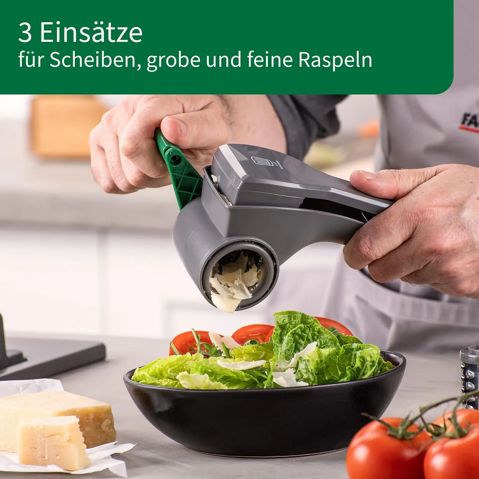 Ручная терка FACKELMANN Chefkoch Барабанное натирание, фото №4