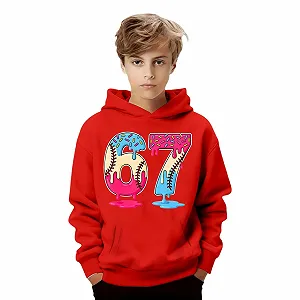 Пуловер з принтом, з довгими рукавами, з круглим вирізом - Фото 1