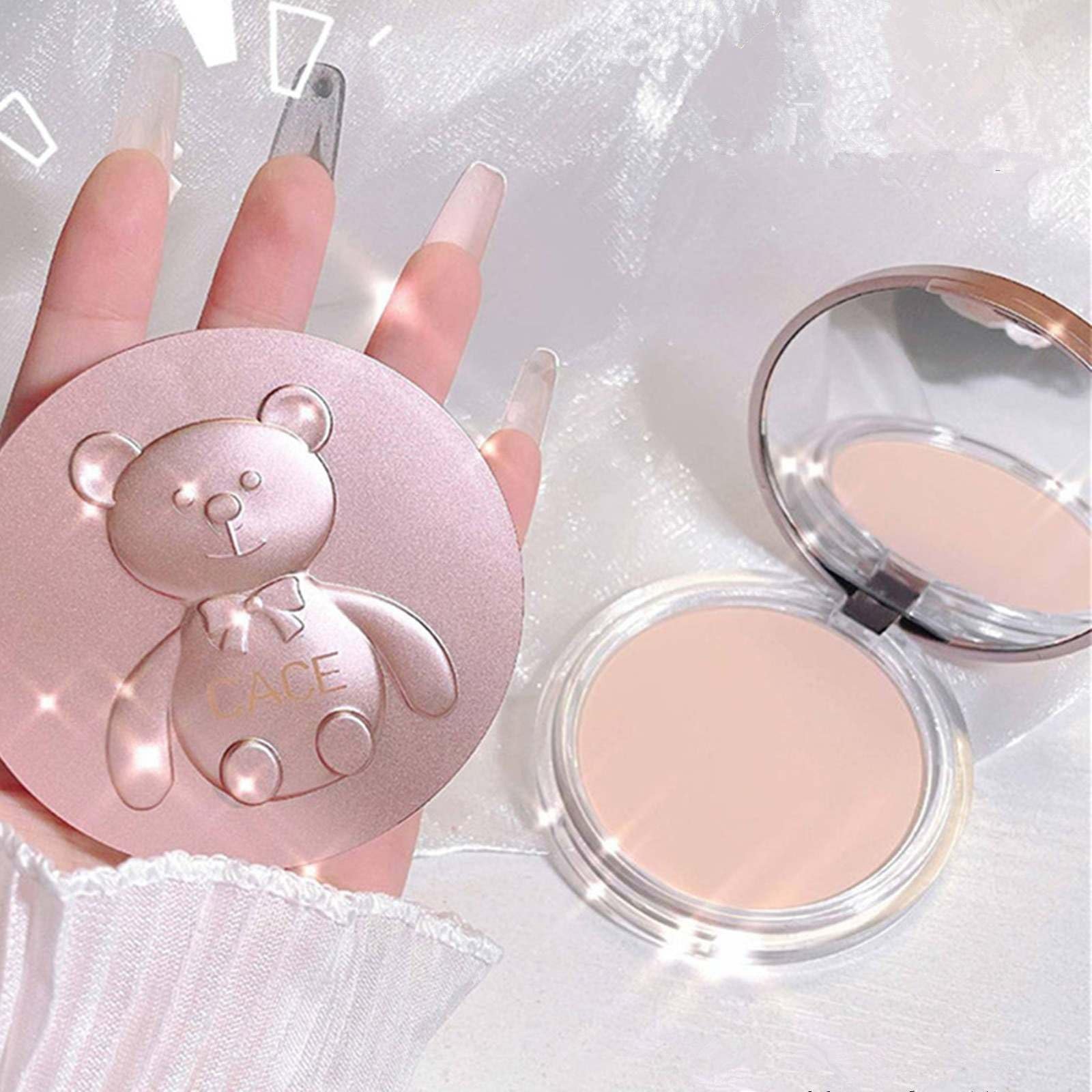 Пудра Bear Setting Matte Smooth Dry Oil Control Honey Flawless Lightweight, фото №6