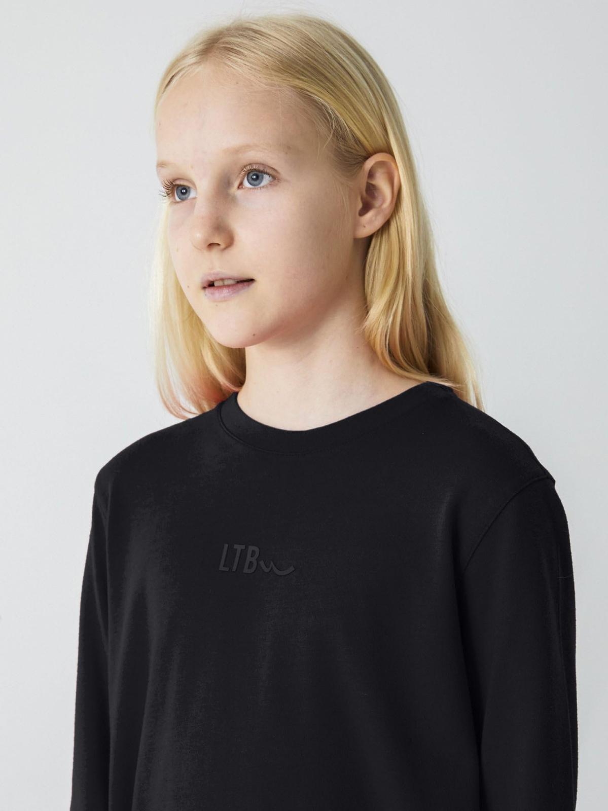 Толстовка Джинсовая LTB Manege для девочек, размер 116 см, черная, фото №5
