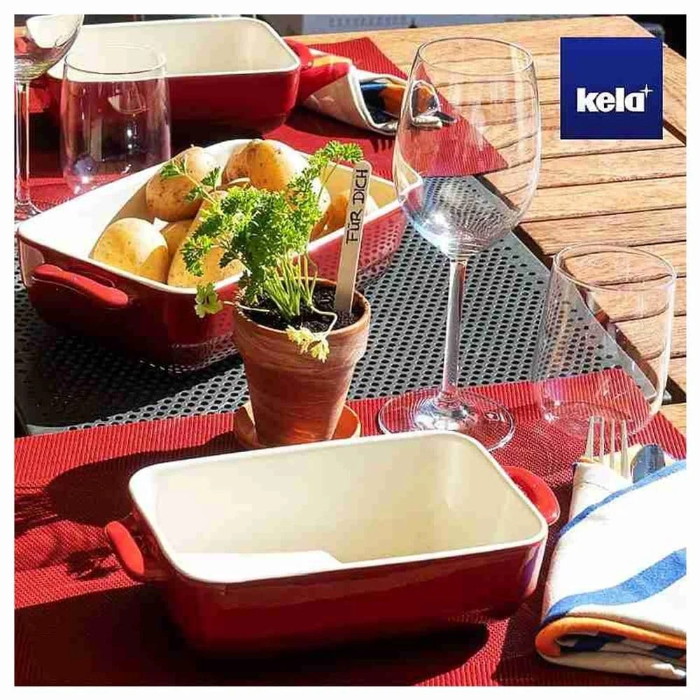 Форма для випікання Kela Kitchen Ceramic 32 мм x 19 мм Червона, фото №3 Форма для випікання Kela Kitchen Ceramic 32 мм x 19 мм Червона, фото №3