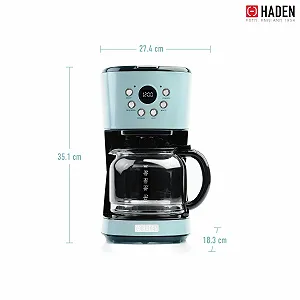 Кофеварка HADEN Heritage 1,8 л Бирюзовая synthetic.ua - Фото 1