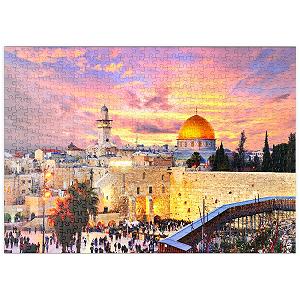 Пазл MyPuzzle Special Collection Скайлайн старого города у Западной стены и Храмовой горы в Иерусалиме Израиль Premium 500 элементов - Фото 1