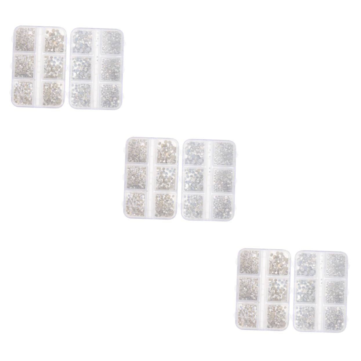 Украшения для ногтей Healvian, 6 коробок, подвески, украшения для маникюра, белые, уникальные, фото №1