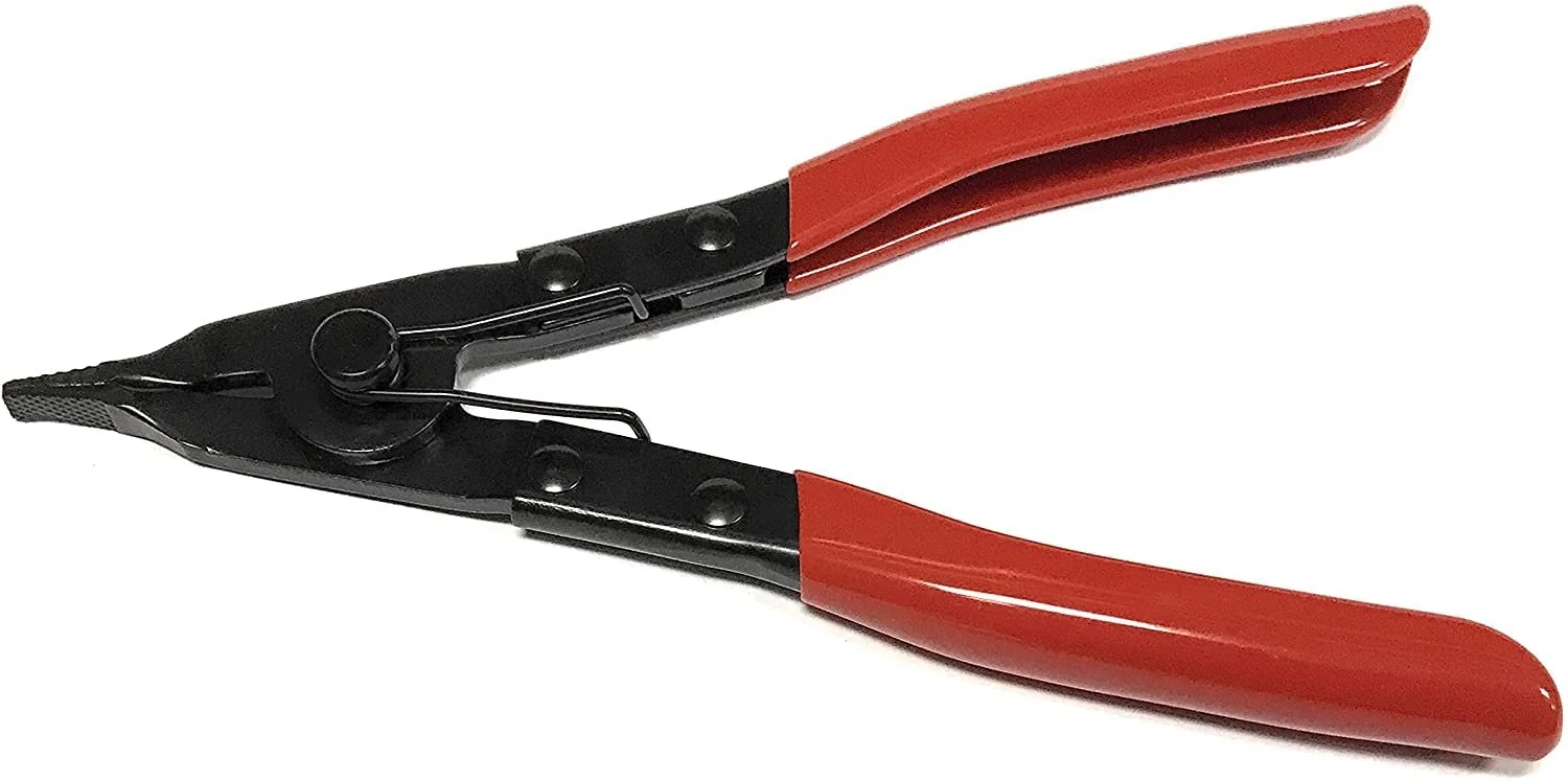 Монтажні Плоскогубці / Плоскогубці для стопорних кілець Marine Плоскогубці для кілець Зовнішні Плоскогубці для фіксації кілець з плоскими кінцями (Плоскогубці для стопорних кілець з прямим наконечником для зовнішнього кріплення, наприклад, фланцевого валу) L215 мм, фото №2