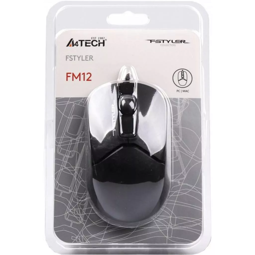 Мышка A4tech FM12 Black, фото №8