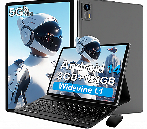Планшет 10.1" Bvlary X50 4+4/128Gb 8 ядер Android 14 8000 mAh Серый - Фото 1