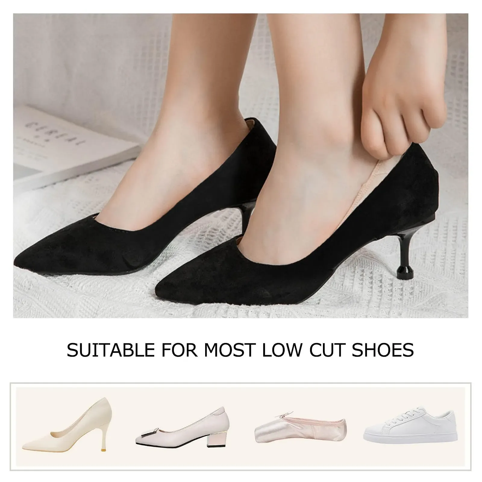 Женские носки-невидимки (6 пар), фото №5