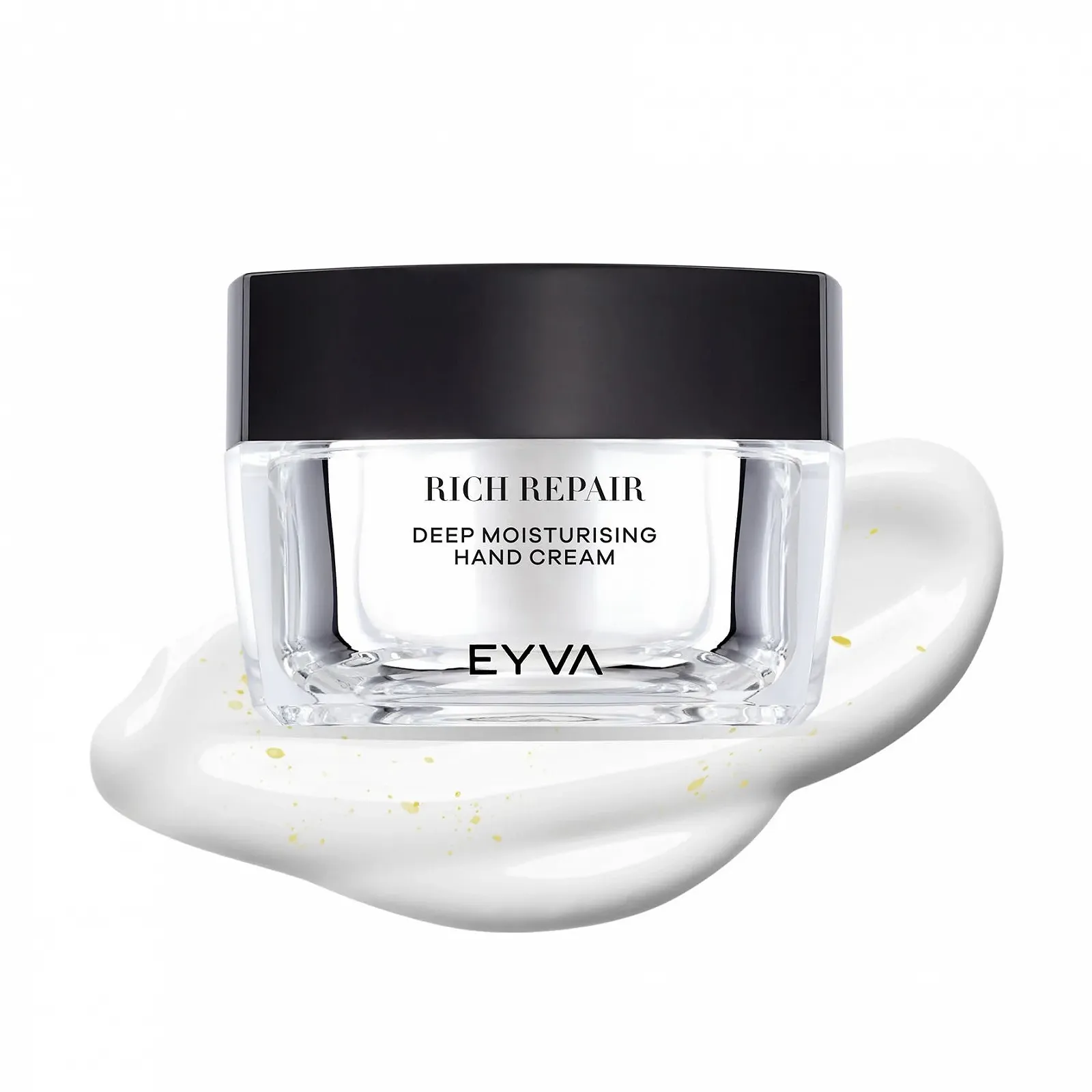 Крем для рук EYVA з маслом ши та пластівцями 22-каратного золота 50 мл, фото №1 Крем для рук EYVA з маслом ши та пластівцями 22-каратного золота 50 мл, фото №1