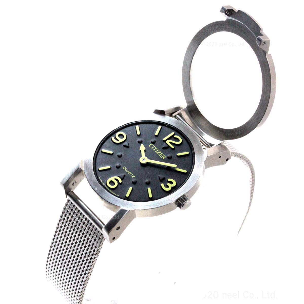 Часы Citizen AC2200-55E серебристый браслет, фото №3