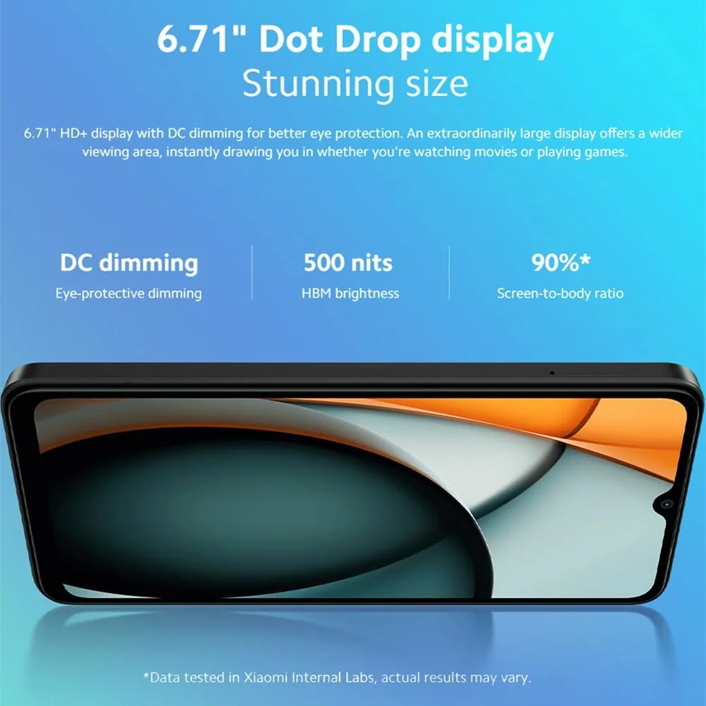 Смартфон XIAOMI REDMI A3 4/128 ГБ Dual SIM Midnight Black, фото №2