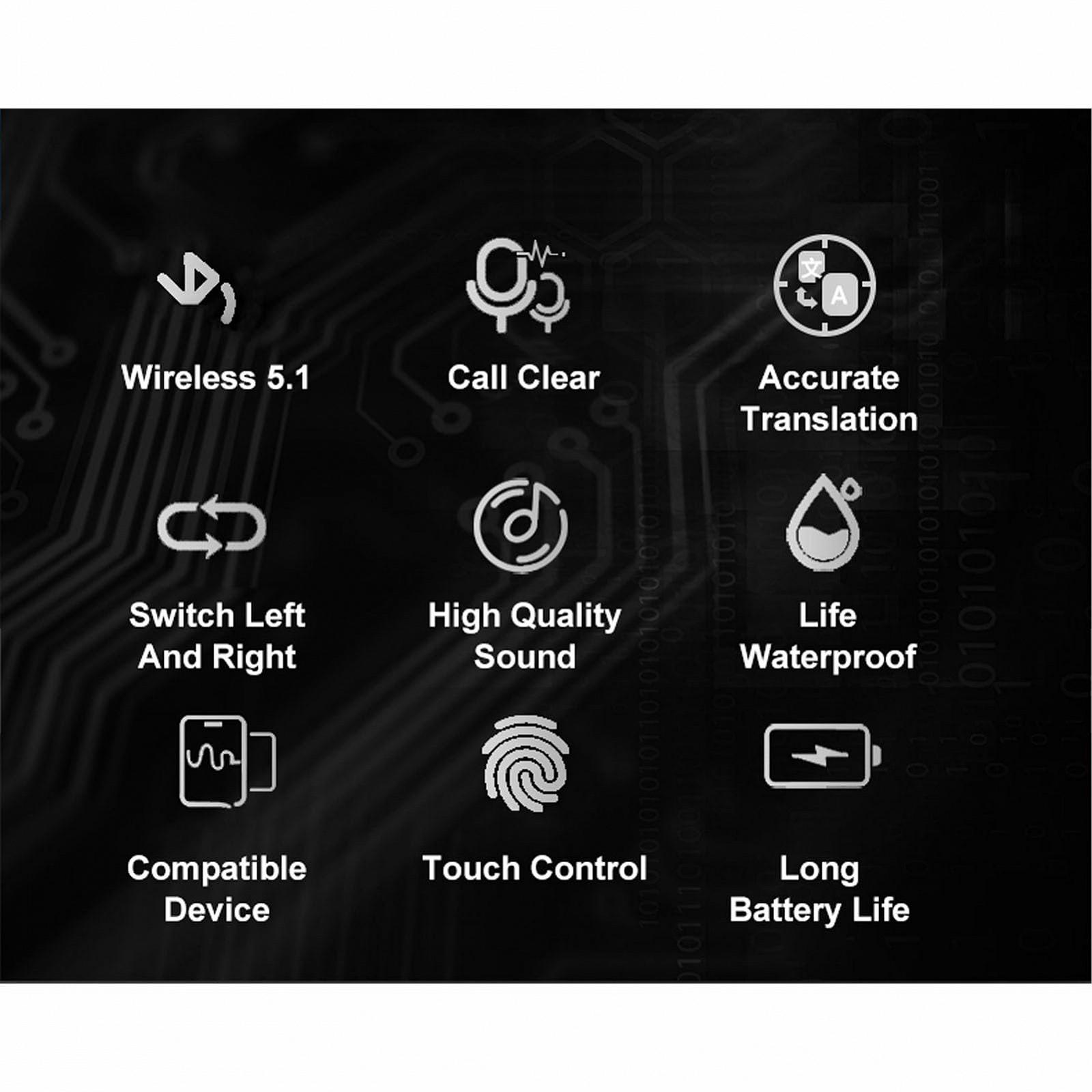 Наушники-переводчики Черный, фото №8