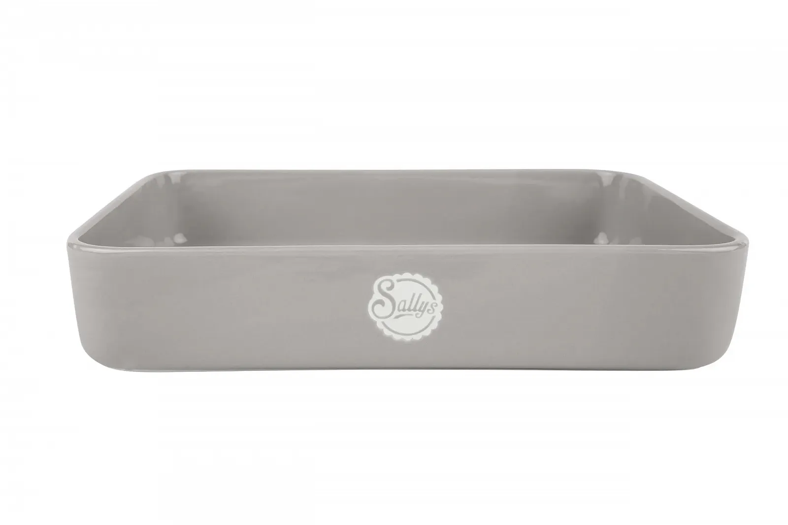 Форма для запекания Sallys Stoneware 36 x 28 x 7 см Керамическая Прямоугольная Светло-серая, фото №1