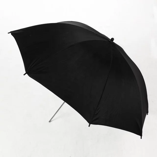 Фото зонт на отражение черный-серебро 83 см, фото №3