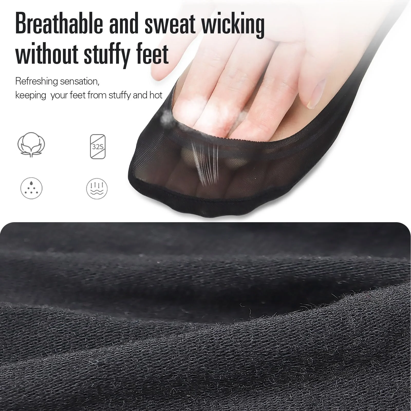 Жіночі шкарпетки-слідки 39-42, 8 пар, фото №4 Жіночі шкарпетки-слідки 39-42, 8 пар, фото №4