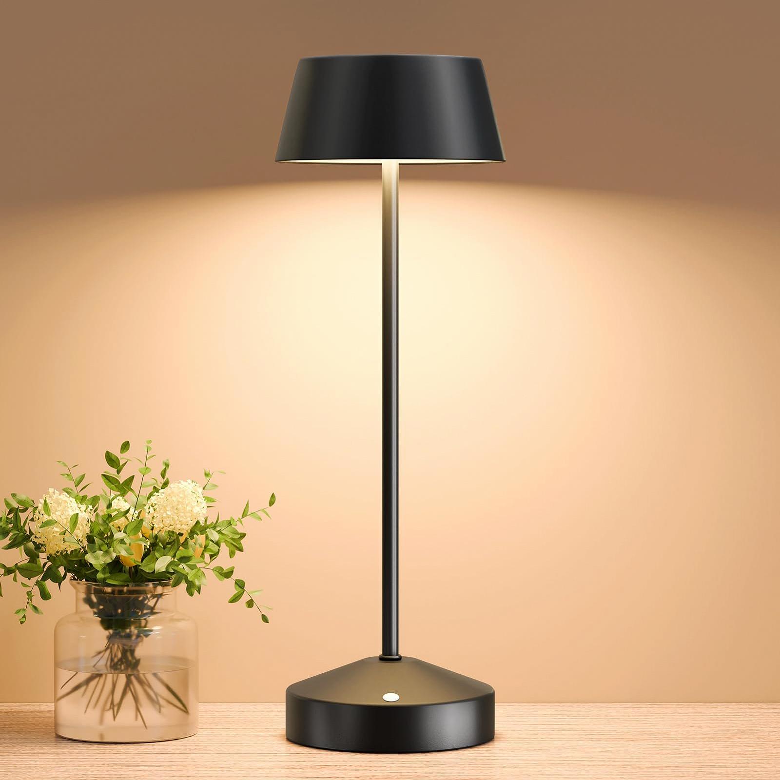 Настільна лампа Solar LED Outdoor 3000 K Touch Switch 2-in-1 Rechargeable IP44, фото №1