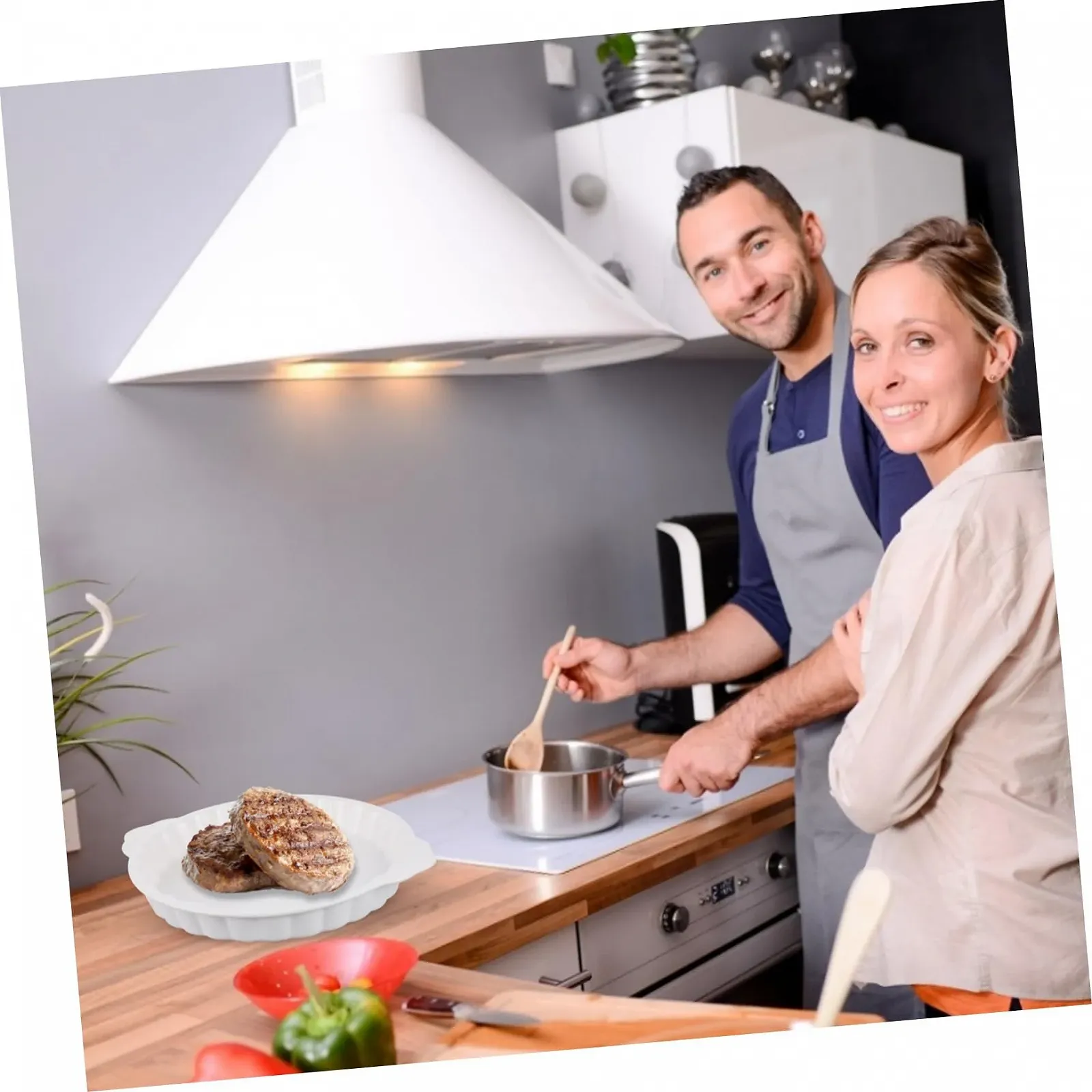 Форма для запекания керамическая с ручками Ретро дизайн, фото №7 Форма для запекания керамическая с ручками Ретро дизайн, фото №7