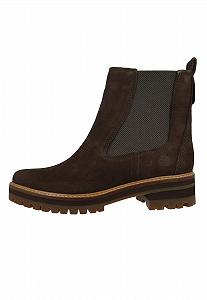 Челси Timberland Courmayeur Valley женские, коричневые synthetic.ua - Фото 1