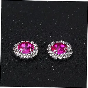 Стрази Плоскі NUOBESTY 20 шт. з акрилової смоли для шиття, ґудзики зі стразами, прикраси з бісеру зі стразами, скляні прикраси на блискавці, плоскі ґудзики для пришивання кристалів synthetic.ua - Фото 1