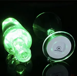 LED підсвітка для стаканів та пляшок Coasters самоклеючий діодний для бару та вечірок 1 шт світло Green ціна на synthetic.ua - Фото 1 LED підсвітка для стаканів та пляшок Coasters самоклеючий діодний для бару та вечірок 1 шт світло Green synthetic.ua - Фото 1