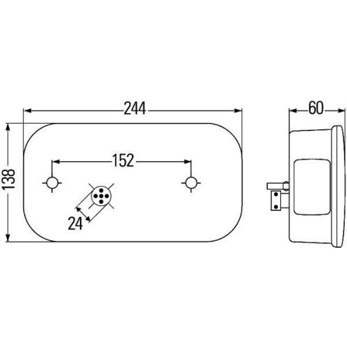 Фонарь задний HELLA 2VB 998 232-021 правый, фото №3 Фонарь задний HELLA 2VB 998 232-021 правый, фото №3