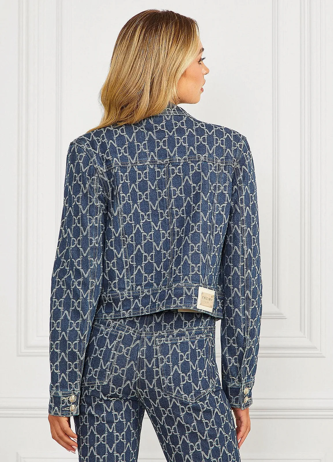 Женская джинсовая куртка Guess by Marciano BEA с монограммой M Синий - 42, фото №4 Женская джинсовая куртка Guess by Marciano BEA с монограммой M Синий - 42, фото №4