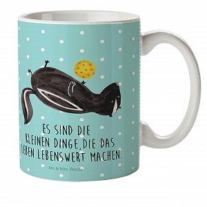 Дитяча чашка Skunk Ball Mr. & Mrs. Panda Пластикова Ударостійка - Фото 1