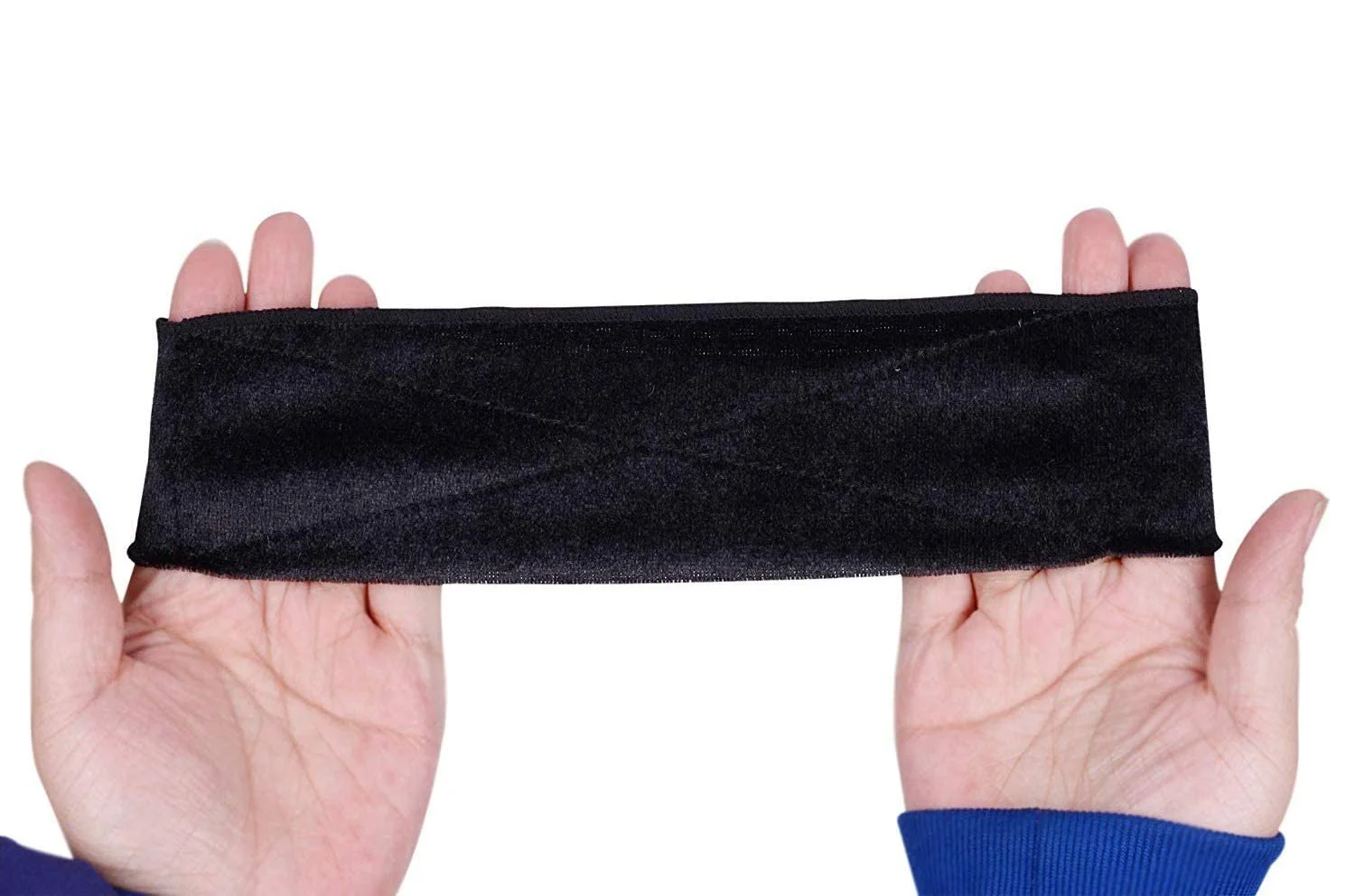 Пов'язка для перуки оксамитова, регульована, тонка, фото №9