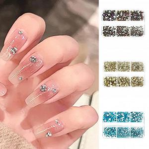 Міні Підвіски для нігтів 3D кристали для манікюру, 6 відділень synthetic.ua - Фото 1