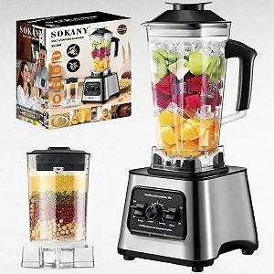 Блендер с кофемолкой 6000Вт 2,5л SOKANY SK-999 - Фото 1