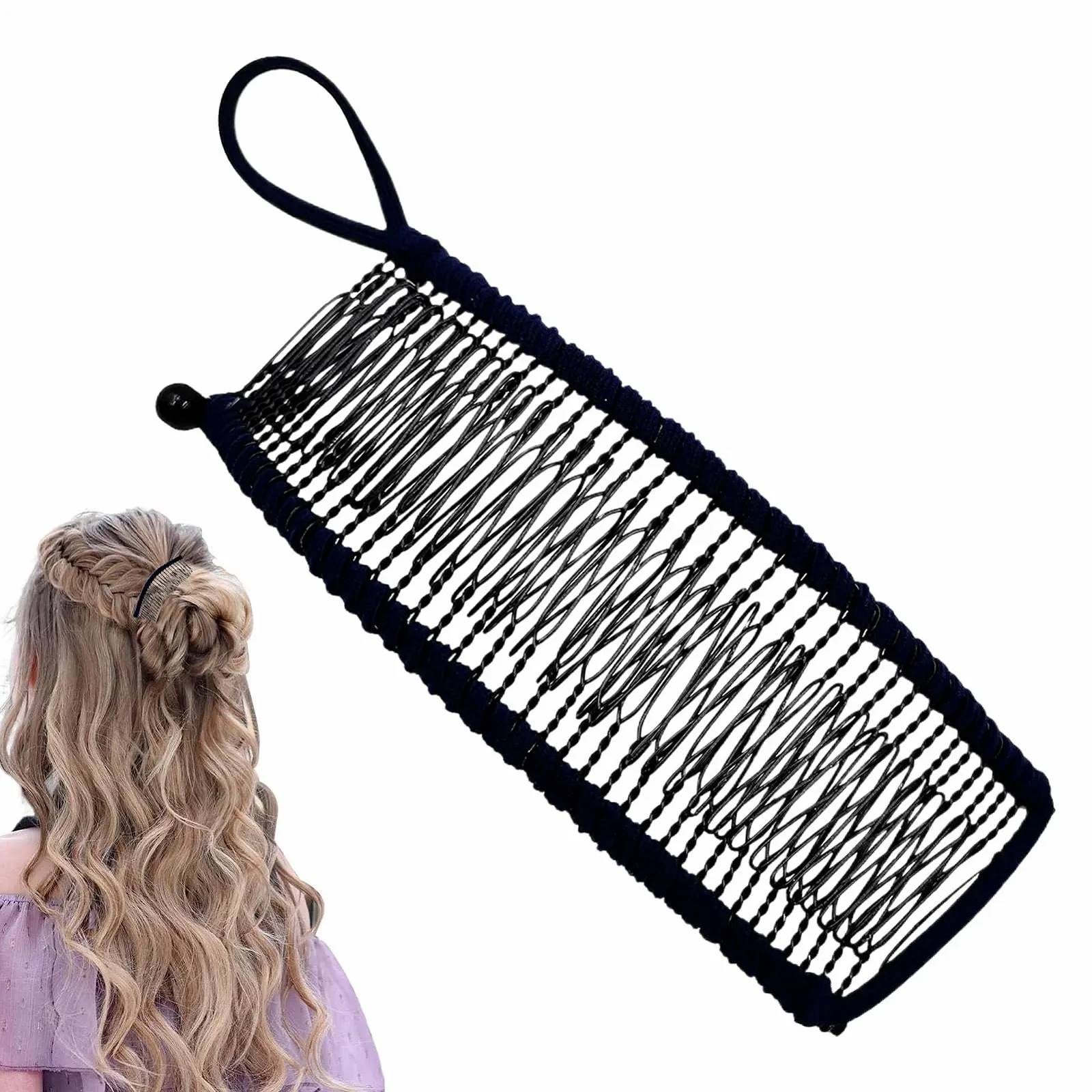 Заколки-бананы Acunny для густых волос, заколка-банан, заколка Vintage Grip, держатель для женского хвостика, гребешок Clincher Combe, большая заколка для семьи, Нового года, Дня Святого Валентина, фото №6