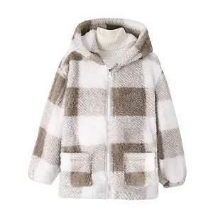 Флісова Куртка Дитяча Зимова для Дівчат з Довгою Блискавкою - Фото 1