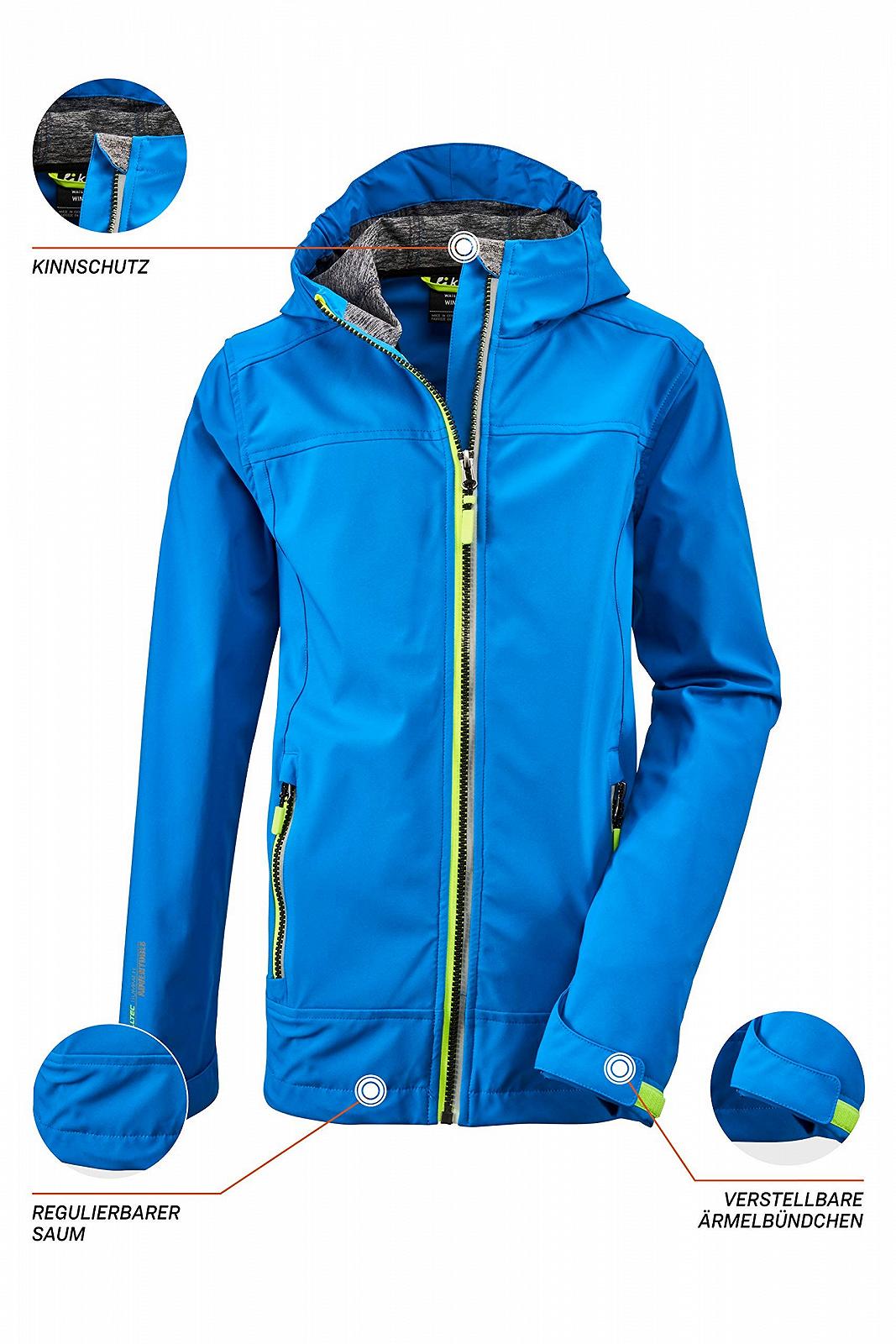 Софтшел куртка с капюшоном Killtec Adjero Jr для мальчиков, фото №5