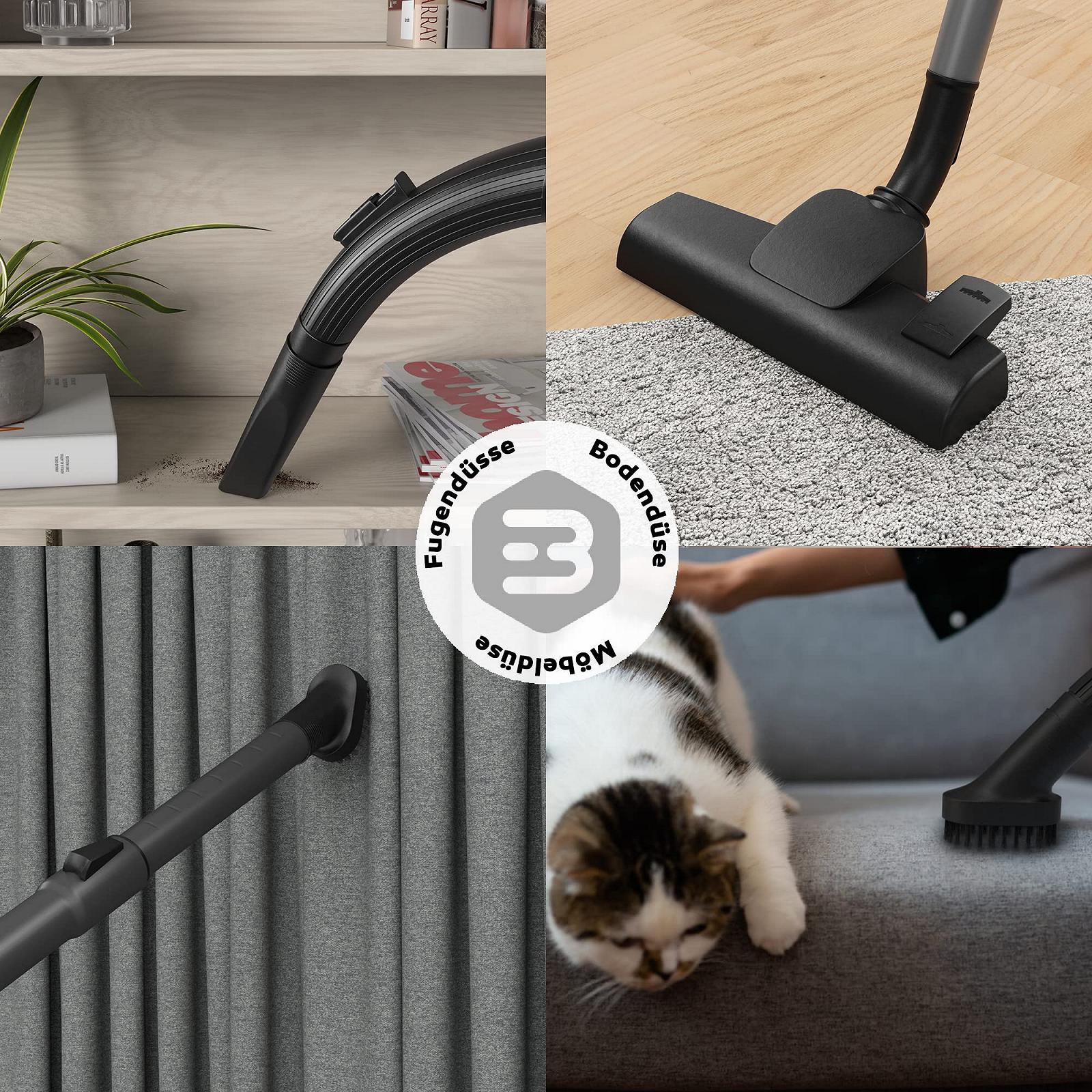 Пилосос Balter Vento A3 безмішковий 850 Вт висока потужність всмоктування великий контейнер 2 л циклонний HEPA фільтр, фото №5