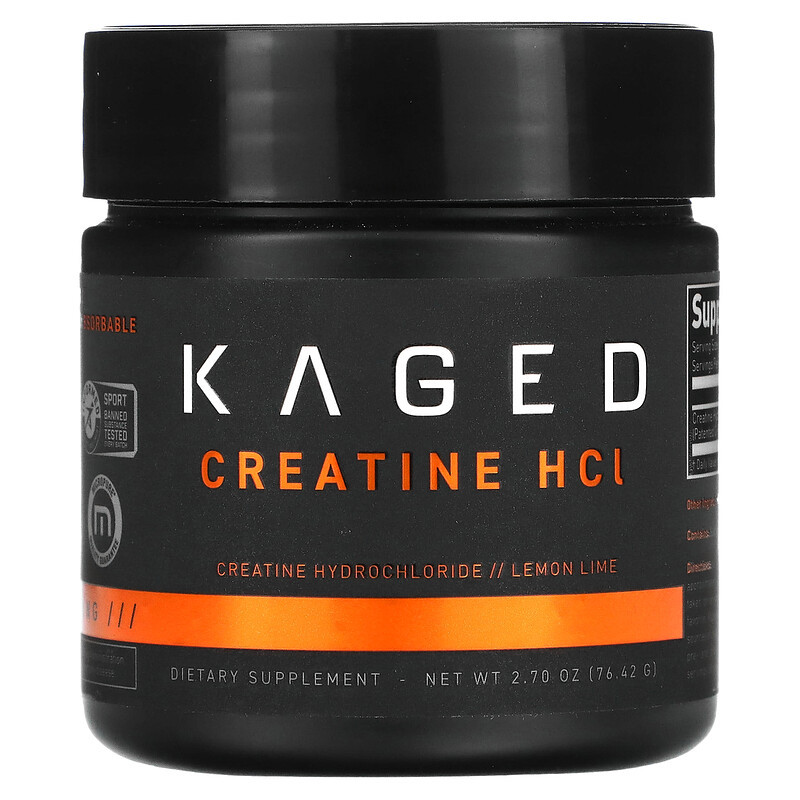 Гидрохлорид креатина Kaged Muscle Patented C-HCI Creatine HCI 56.25 g Unflavored, фото №1