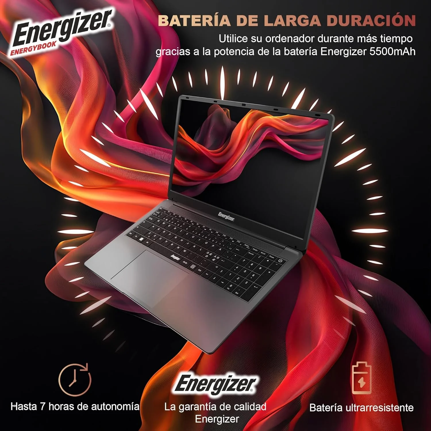 Ноутбук 17.3" Energizer EnergyBook L17-N41-41AZ Intel Celeron J4125 RAM 4GB SSD 128GB Win11 (UKR), фото №2