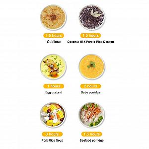 Електрична Мультиварка 1л 200Вт Scheduling Smart Slow Cooker з пароваркою і захистом від сухого кипіння автоматична міні керамічна каструля з кришкою для каші супниця synthetic.ua - Фото 1