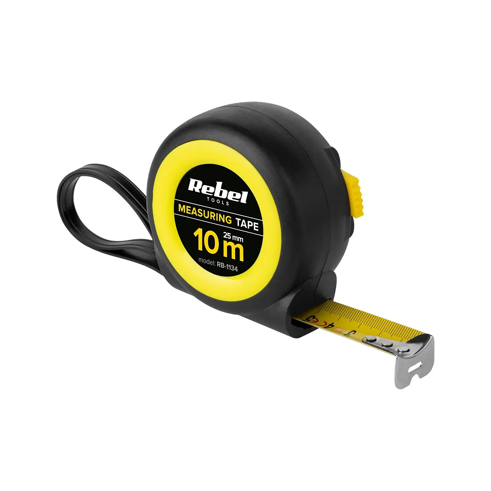 Рулетка Rebel Professional RB-1134 10 м Ширина 25 мм, фото №1