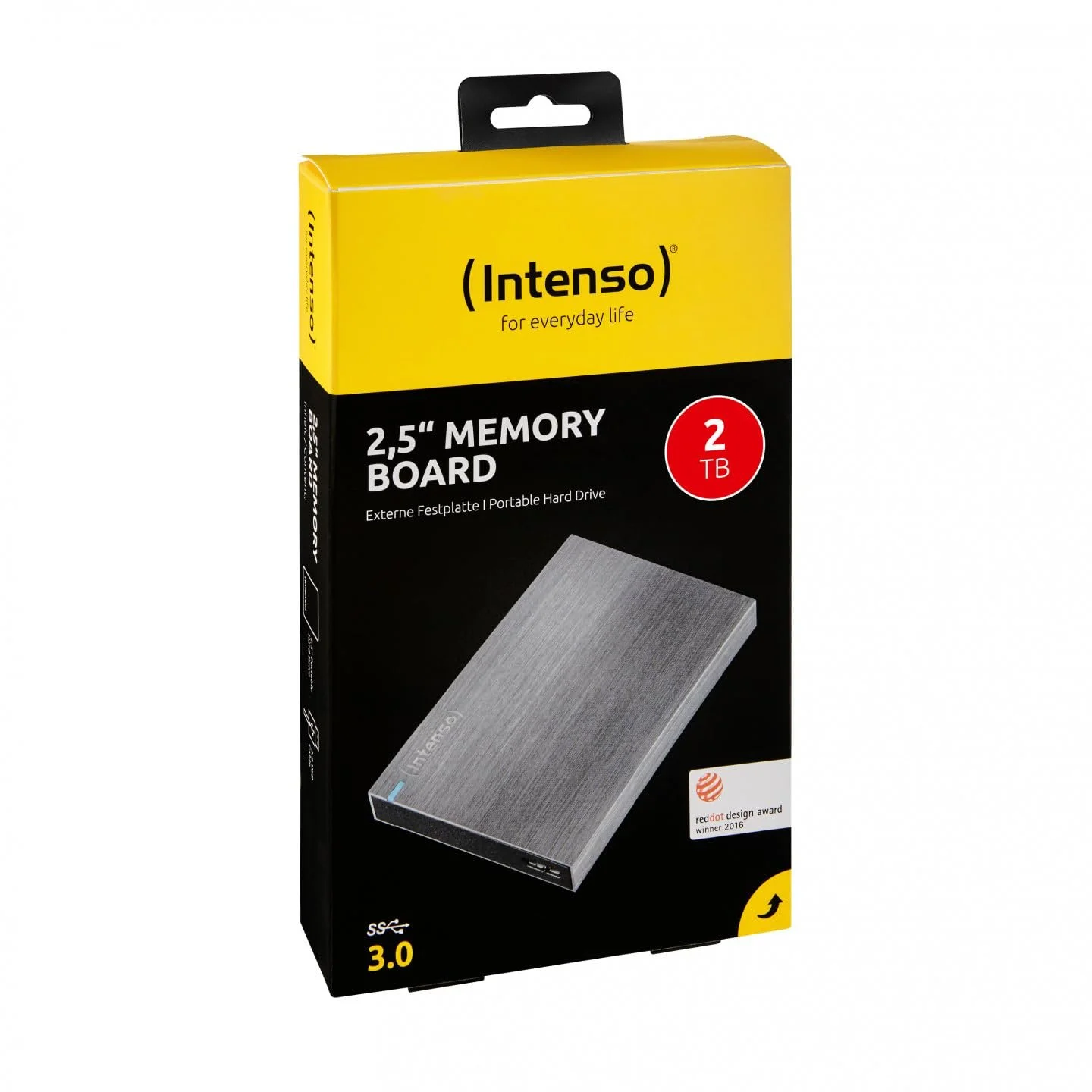 Внешний жесткий диск Intenso Memory Board 6028680 2TB 2.5" 5400 об/мин 8MB Cache USB 3.2 Антрацит, фото №4