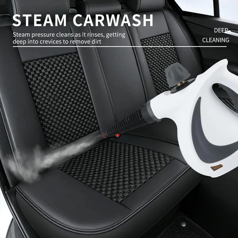 Пароочисник Red Hut Mobile 1050 W 3.2 Bar з 12 насадками ручний портативний Сірий, фото №5